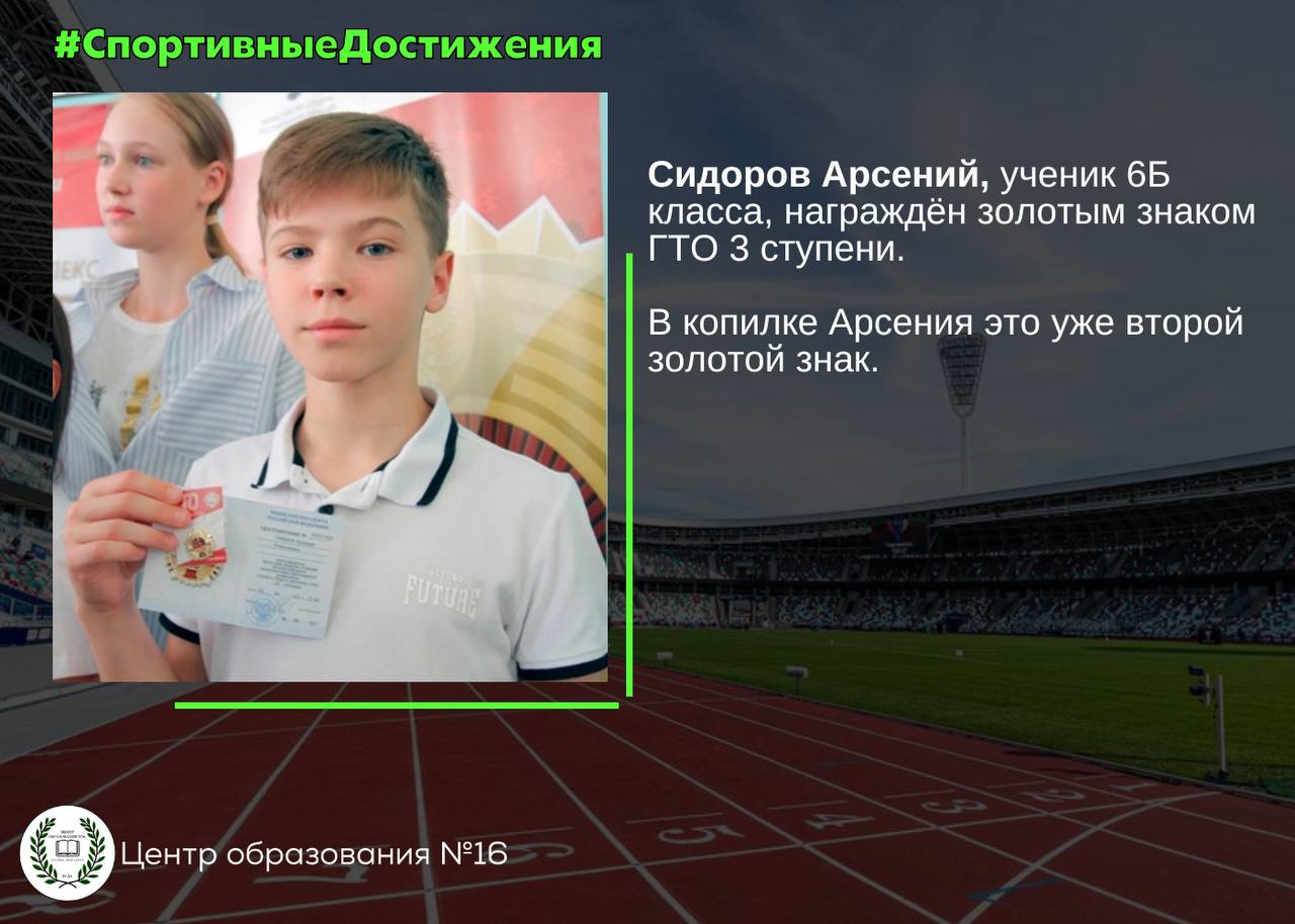 Спортивные достижения.