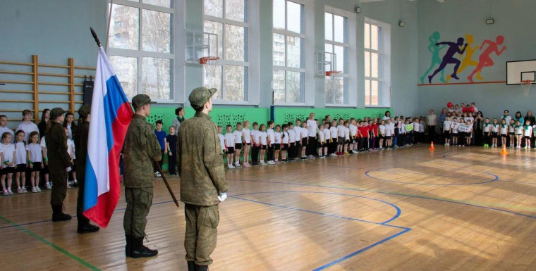 Весёлые старты, приуроченные ко Всемирному дню здоровья.